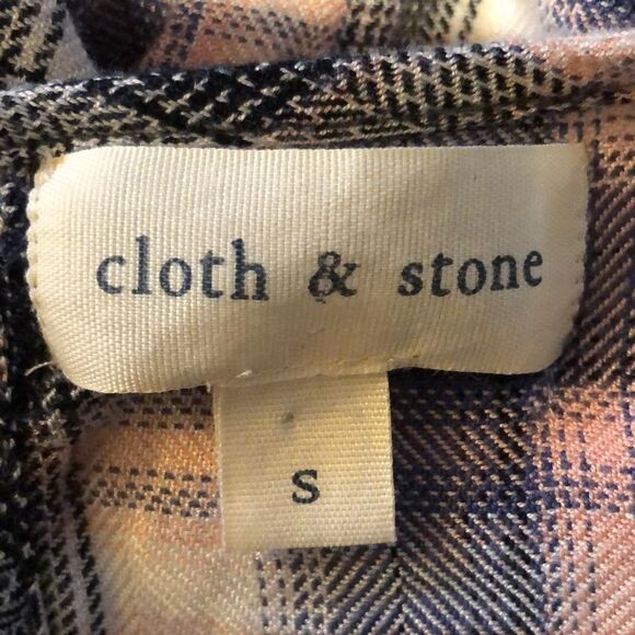 Cloth & Stone Anthropologie Distressed Plaid Tank - Picture 8 of 10